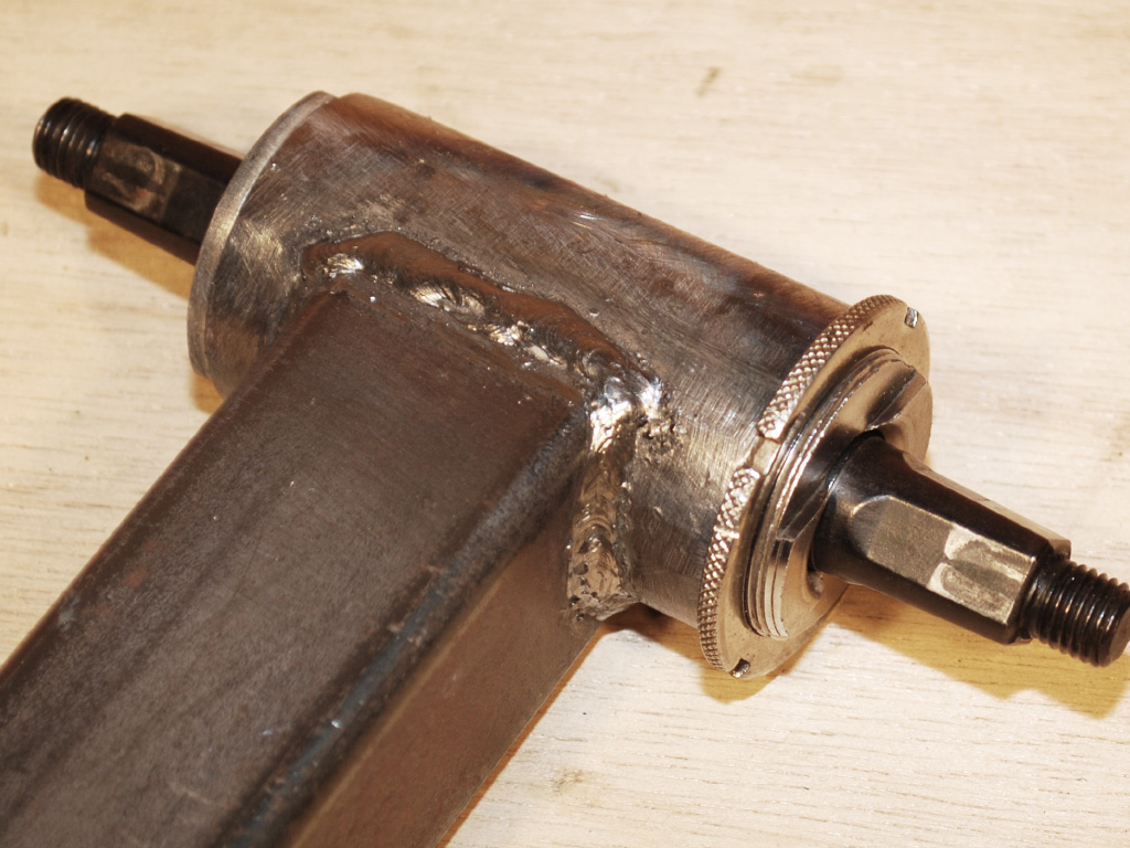 TradeWinds Recumbent Tandem - bottom bracket